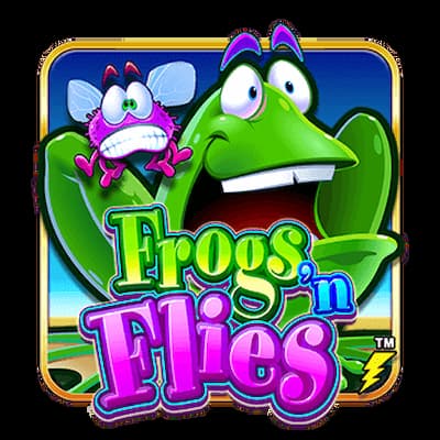 Frogs 'n Flies Slot Game Logo